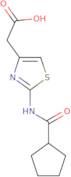(2-[(Cyclopentylcarbonyl)amino]-1,3-thiazol-4-yl)acetic acid