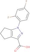 1-(2,4-Difluorophenyl)-1H,4H,5H,6H-cyclopenta[C]pyrazole-3-carboxylic acid
