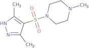 1-[(3,5-Dimethyl-1H-pyrazol-4-yl)sulfonyl]-4-methylpiperazine
