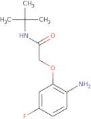 2-(2-Amino-5-fluorophenoxy)-N-tert-butylacetamide