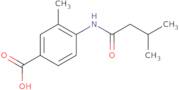 3-Methyl-4-(3-methylbutanamido)benzoic acid