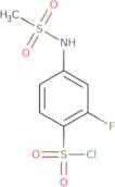 2-Fluoro-4-methanesulfonamidobenzene-1-sulfonyl chloride