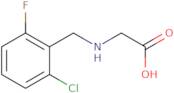 2-{[(2-Chloro-6-fluorophenyl)methyl]amino}acetic acid