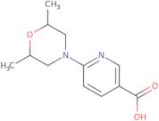 6-(2,6-Dimethylmorpholin-4-yl)pyridine-3-carboxylic acid