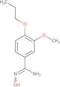 (Z)-N'-Hydroxy-3-methoxy-4-propoxybenzene-1-carboximidamide