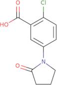 2-Chloro-5-(2-oxopyrrolidin-1-yl)benzoic acid