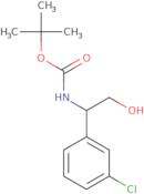 tert-Butyl N-[1-(3-chlorophenyl)-2-hydroxyethyl]carbamate