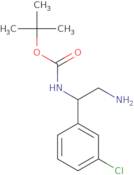 tert-Butyl N-[2-amino-1-(3-chlorophenyl)ethyl]carbamate