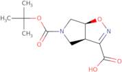 (3aR,6aS)-5-[(tert-butoxy)carbonyl]-3aH,4H,5H,6H,6aH-pyrrolo[3,4-d][1,2]oxazole-3-carboxylic acid