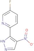 5-Fluoro-2-(4-nitro-1H-pyrazol-3-yl)pyridine