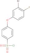 4-(3-Bromo-4-fluorophenoxy)benzene-1-sulfonyl chloride