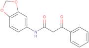 N-Benzo[1,3]dioxol-5-yl-3-oxo-3-phenyl-propionamide