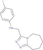 4-Iodo-N-({5H,6H,7H,8H,9H-[1,2,4]triazolo[4,3-a]azepin-3-yl}methyl)aniline