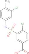 4-Chloro-3-[(3-chloro-4-methylphenyl)sulfamoyl]benzoic acid