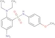 5-Amino-2-(diethylamino)-N-(4-methoxyphenyl)benzene-1-sulfonamide