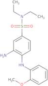 3-Amino-N,N-diethyl-4-(2-methoxy-phenylamino)-benzenesulfonamide