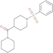 [1-(Phenylsulfonyl)-4-piperidinyl](piperidino)methanone