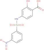 2-Hydroxy-4-(3-nitrobenzenesulfonamido)benzoic acid