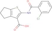 2-[(2-Chlorobenzoyl)amino]-5,6-dihydro-4H-cyclopenta[b]thiophene-3-carboxylic acid