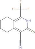 3-Thioxo-1-trifluoromethyl-2,3,5,6,7,8-hexahydro-isoquinoline-4-carbonitrile