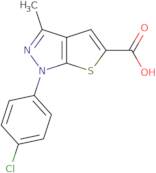 1-(4-Chlorophenyl)-3-methyl-1H-thieno[2,3-c]pyrazole-5-carboxylic acid