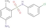 5-Amino-N-(3-chlorophenyl)-2-methylbenzene-1-sulfonamide