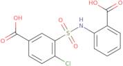 3-[(2-Carboxyphenyl)sulfamoyl]-4-chlorobenzoic acid