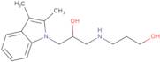 3-[3-(2,3-Dimethyl-indol-1-yl)-2-hydroxy-propylamino]-propan-1-ol