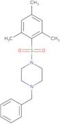 4-Benzyl-1-((2,4,6-trimethylphenyl)sulfonyl)piperazine