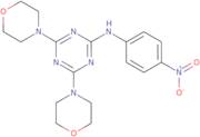 4,6-DImorpholin-4-yl-N-(4-nitrophenyl)-1,3,5-triazin-2-amine