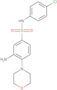 3-Amino-N-(4-chloro-phenyl)-4-morpholin-4-yl-benzenesulfonamide