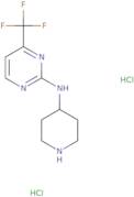 N-(Piperidin-4-yl)-4-(trifluoromethyl)pyrimidin-2-amine dihydrochloride