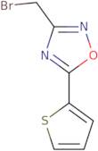 3-(Bromomethyl)-5-(thiophen-2-yl)-1,2,4-oxadiazole