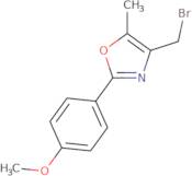 Oxazole, 4-(bromomethyl)-2-(4-methoxyphenyl)-5-methyl