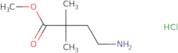 Methyl 4-amino-2,2-dimethylbutanoate hydrochloride