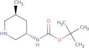 tert-butyl N-[(3S,5S)-5-methylpiperidin-3-yl]carbamate