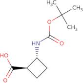 trans-2-(Boc-amino)cyclobutane-1-carboxylic acid
