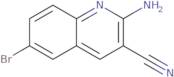 2-amino-6-bromoquinoline-3-carbonitrile