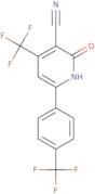 4-(Trifluoromethyl)-6-(4-trifluoromethylphenyl)-1,2-dihydro-2-oxopyridine-3-carbonitrile