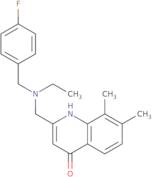 2-[[Ethyl[(4-fluorophenyl)methyl]amino]methyl]-7,8-dimethyl-4(1H)-quinolinone