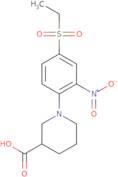 1-[4-(Ethylsulfonyl)-2-nitrophenyl]piperidine-3-carboxylic acid