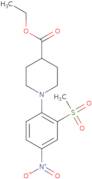 Ethyl 1-(2-methylsulfonyl-4-nitrophenyl)piperidine-4-carboxylate