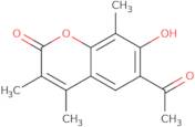 6-Acetyl-7-hydroxy-3,4,8-trimethyl-2H-chromen-2-one