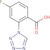 4-Fluoro-2-(1H-tetrazol-1-yl)benzoic acid