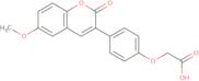 2-[4-(6-Methoxy-2-oxo-2H-chromen-3-yl)phenoxy]acetic acid