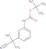 tert-Butyl N-[3-(1-cyano-1-methylethyl)phenyl]carbamate