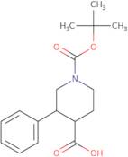 (3S,4R)-1-(tert-Butoxycarbonyl)-3-phenylpiperidine-4-carboxylic acid