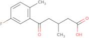 5-(5-Fluoro-2-methylphenyl)-3-methyl-5-oxovaleric acid