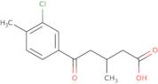 5-(3-Chloro-4-methylphenyl)-3-methyl-5-oxovaleric acid