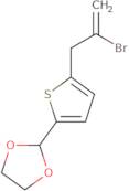 2-Bromo-3-(5-(1,3-dioxolan-2-yl)-2-thienyl)-1-propene